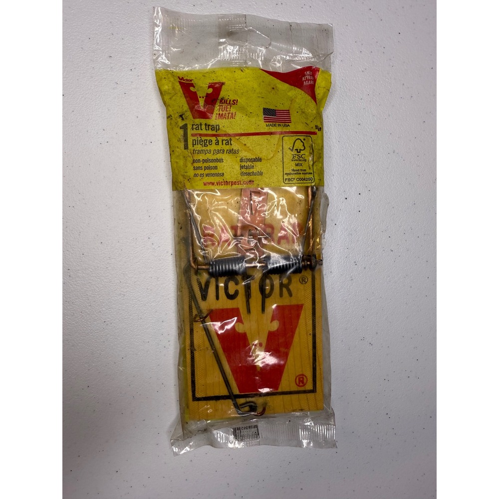 Victor Rat Trap‎ Kills Instantly Non-Poisonous Woodstream Pest Control